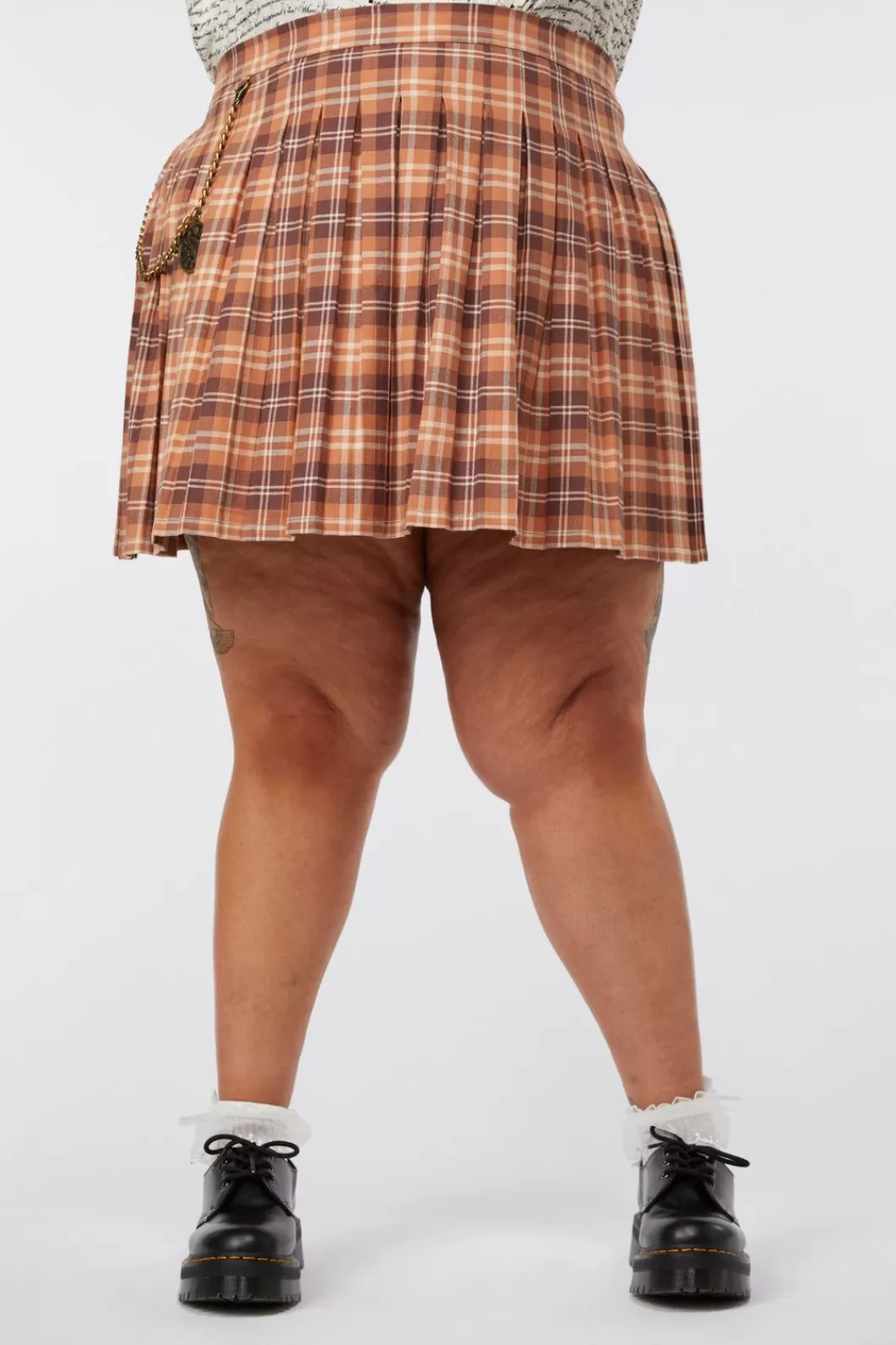 Curve Pants & Skirts<Dangerfield Curve Looking Glass Tartan Skirt