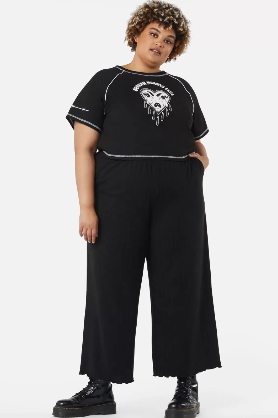 Pants & Jumpsuits<Dangerfield Curve Maidservant Jersey Culotte