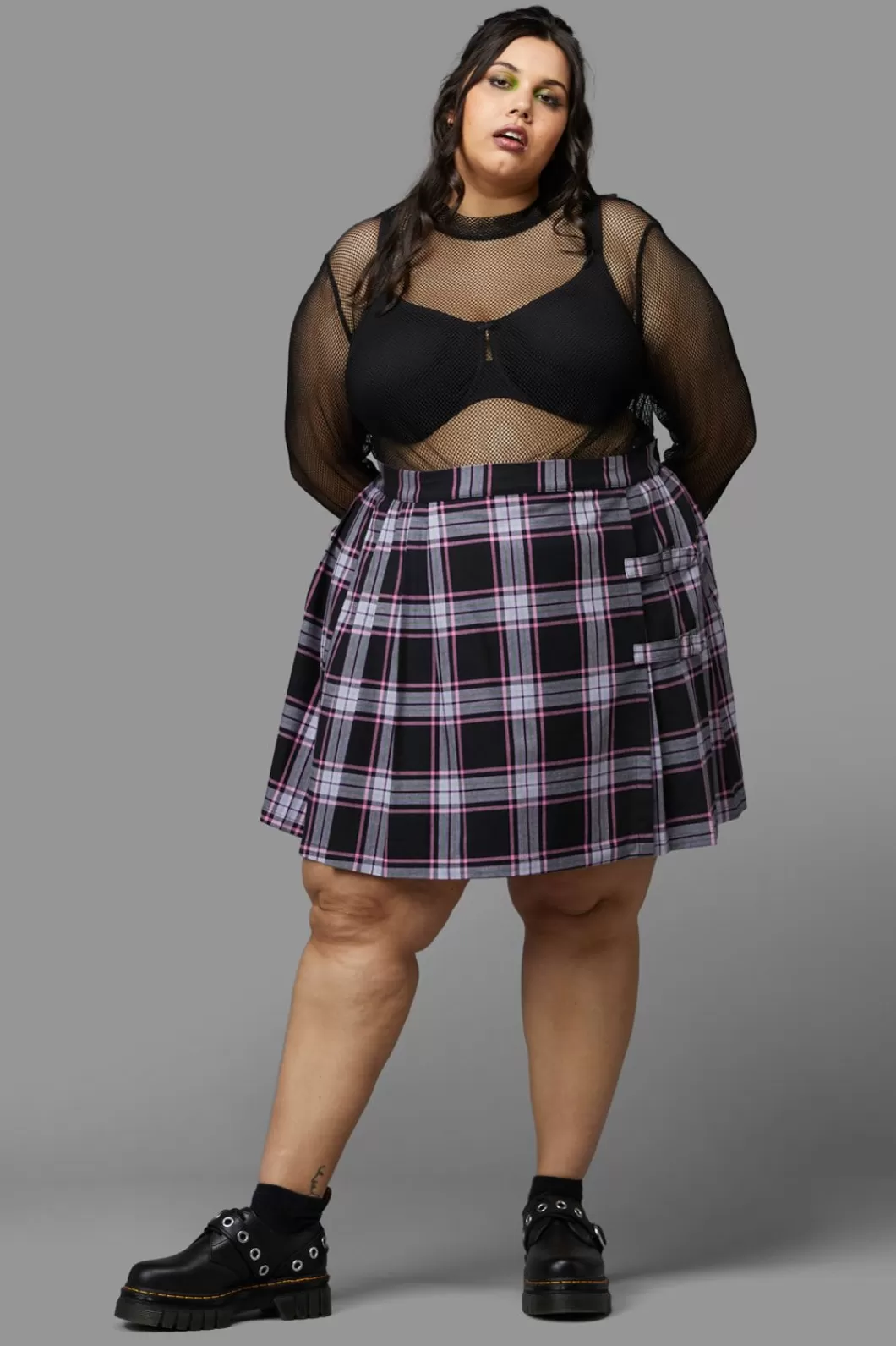 Curve Pants & Skirts<Black Friday Curve Myrtle Tartan Skirt