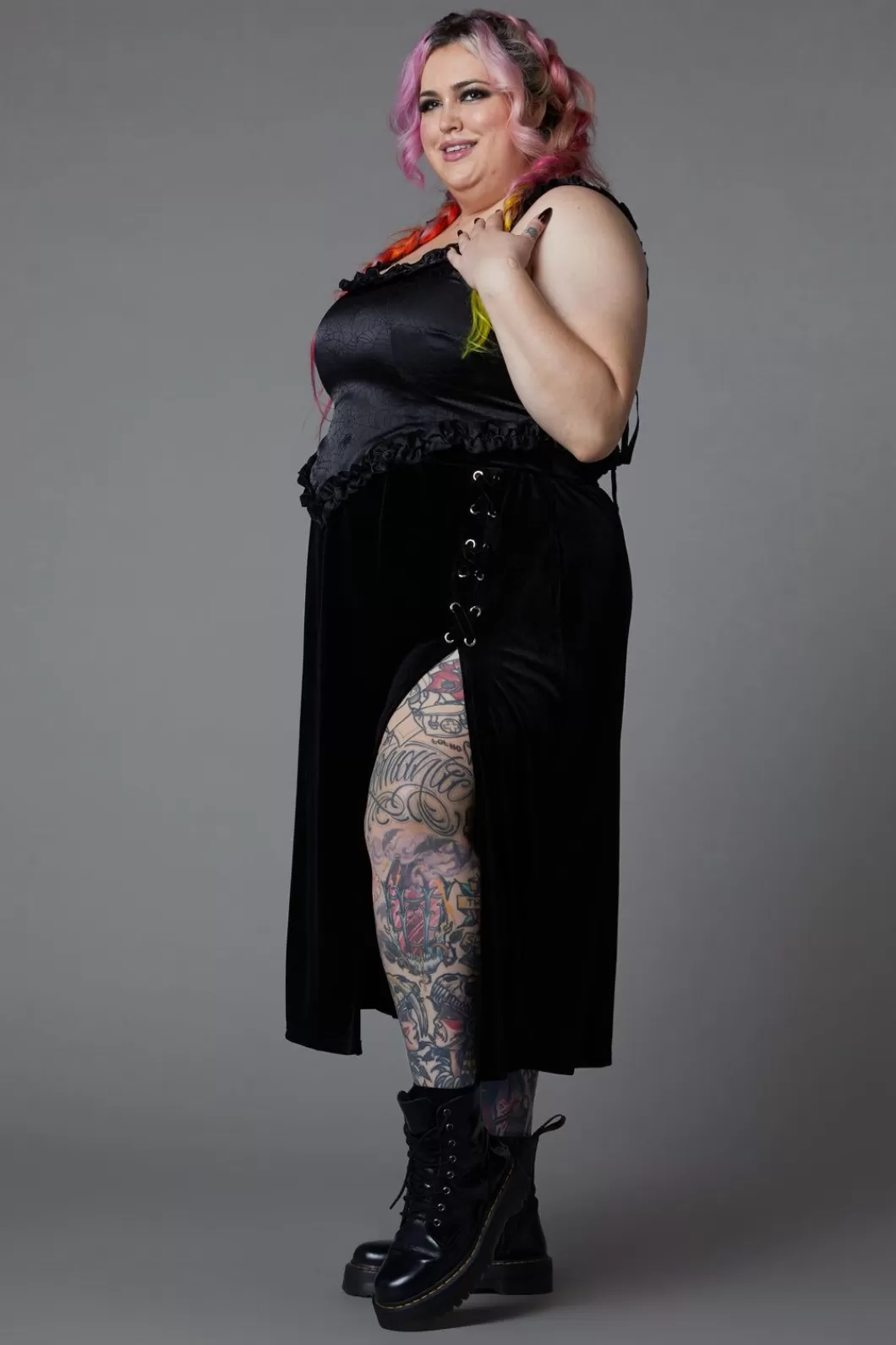 Curve Tops & Blouses<Black Friday Curve Nadja Gothic Corset Top