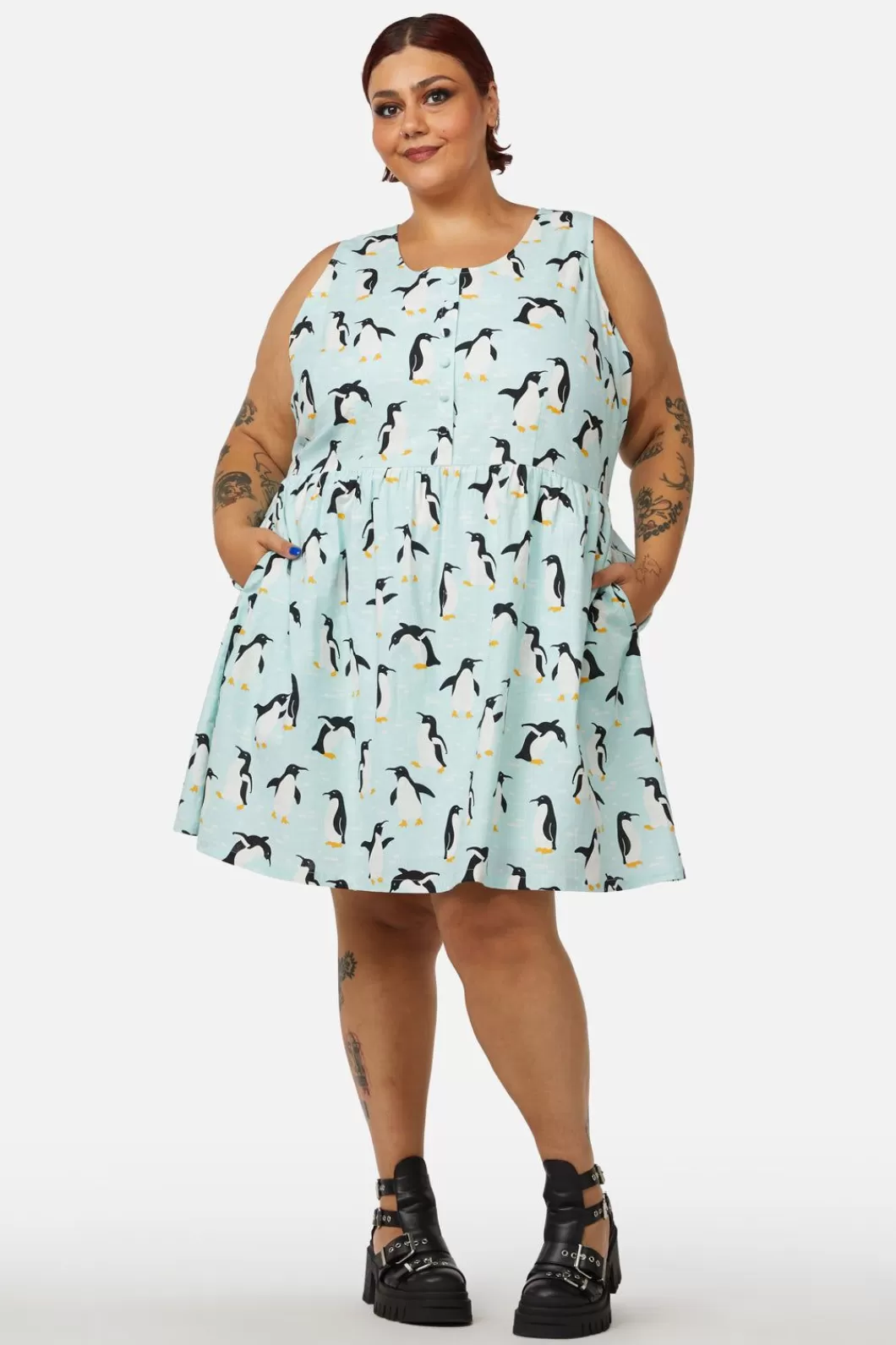 Dresses & Pinafores<Dangerfield Curve Penguin Dress