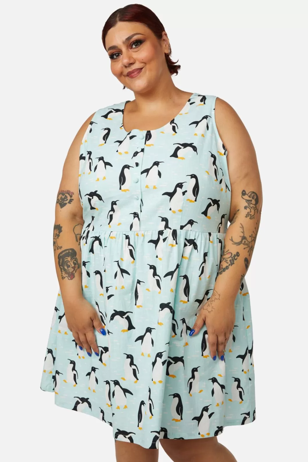 Dresses & Pinafores<Dangerfield Curve Penguin Dress