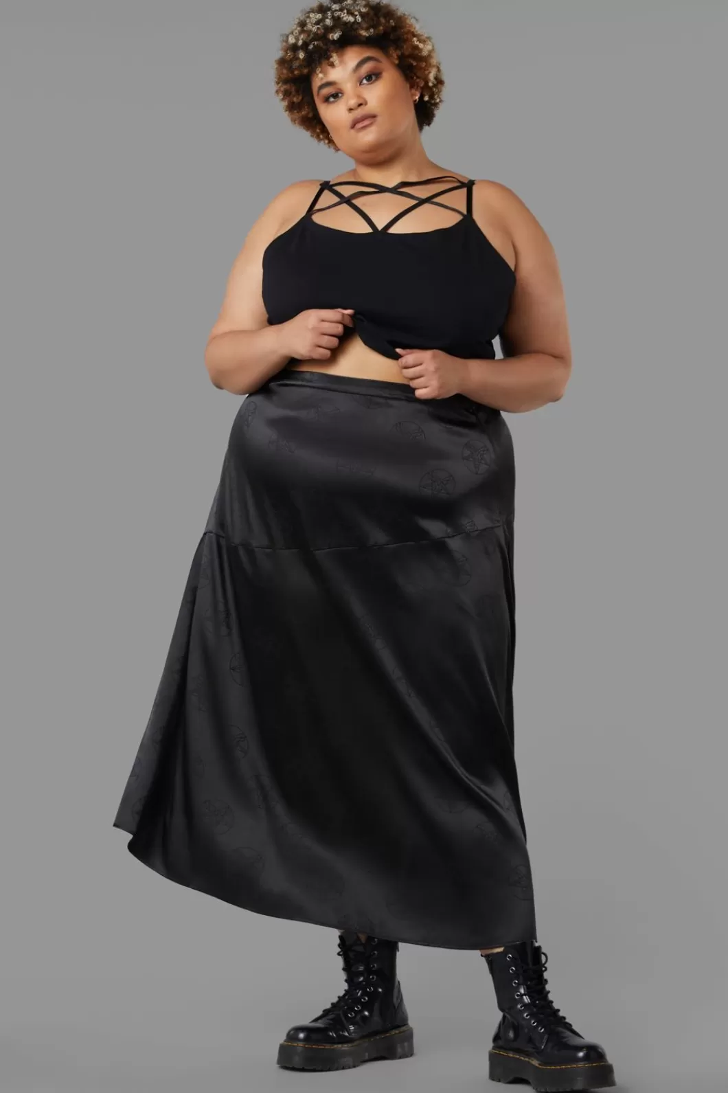 Curve Pants & Skirts<Black Friday Curve Pentagram Skirt