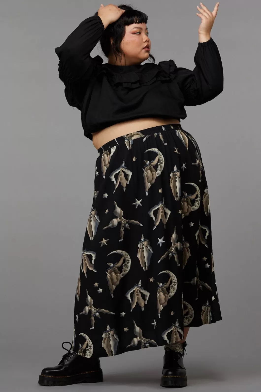 Curve Pants & Skirts<Black Friday Curve Pierrot Skirt