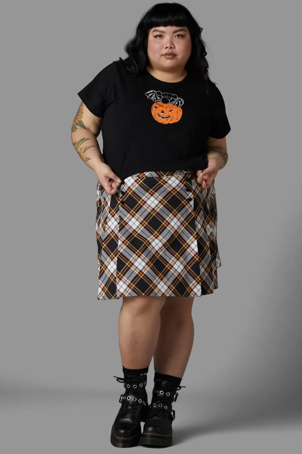 Curve Tops & Blouses<Black Friday Curve Pumpkin Tee