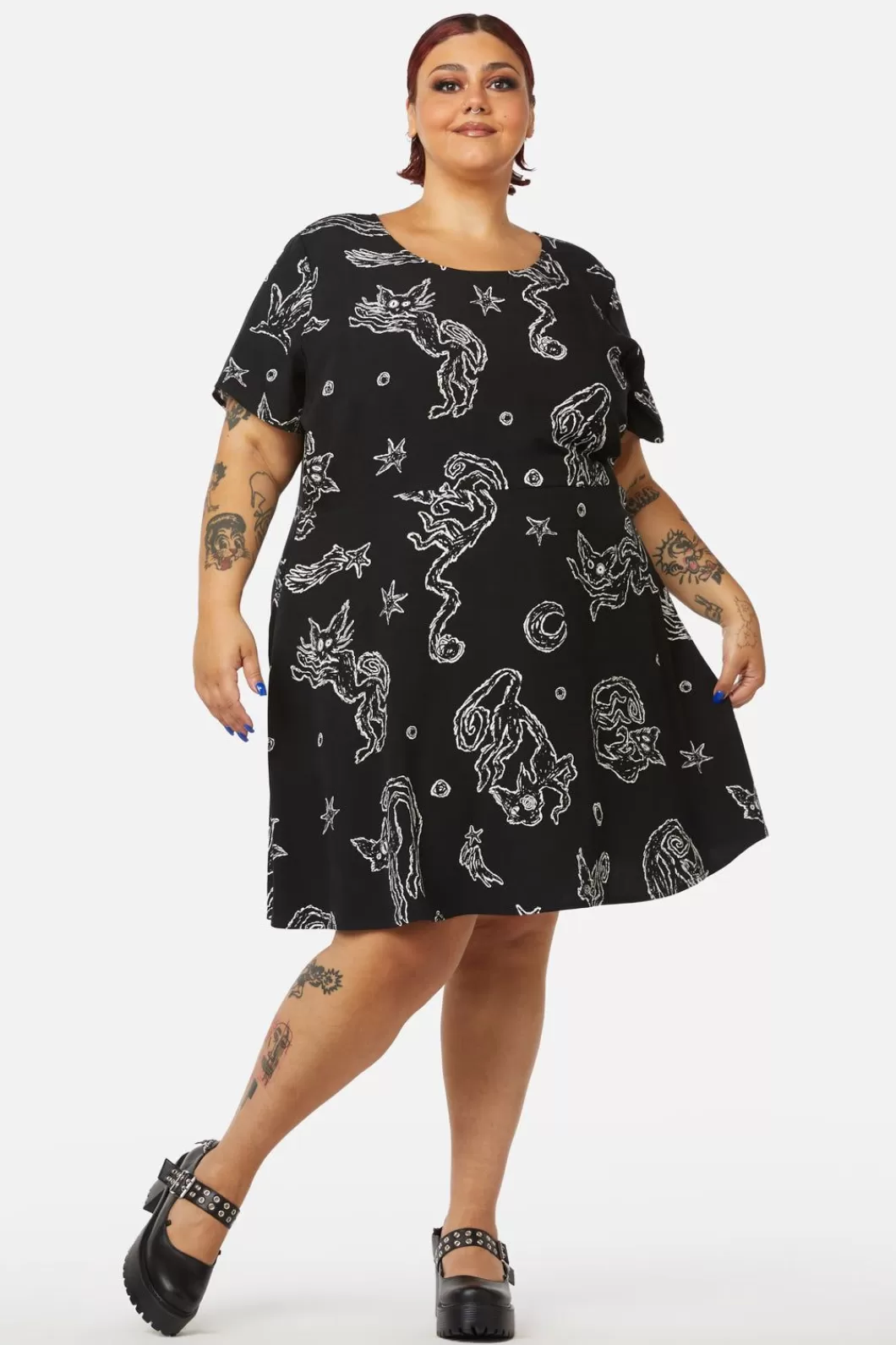 Dresses & Pinafores<Black Friday Curve Shadows Dress