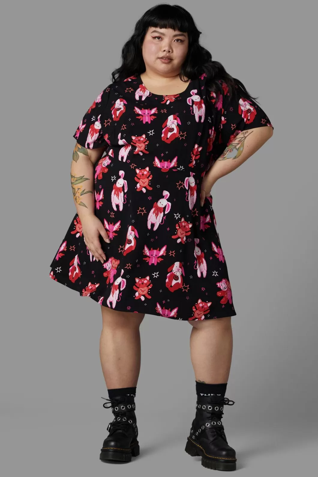 Dresses & Pinafores<Black Friday Curve Stay Creepy Dress