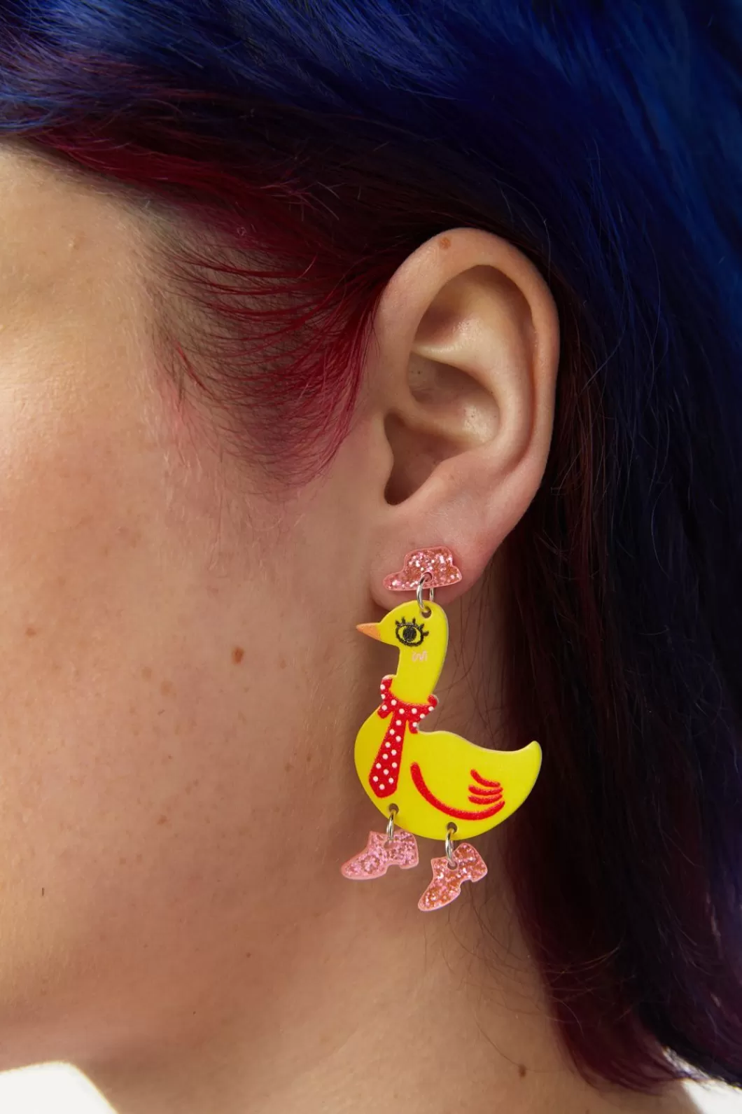 Jewellery<Dangerfield Cute Duck Earrings