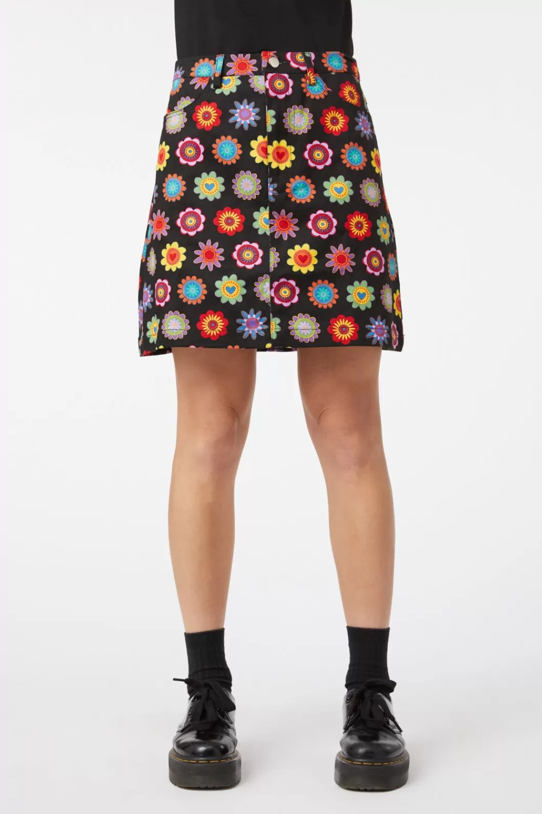 Skirts & Skorts<Dangerfield Daisy Cotton Drill Mini Skirt