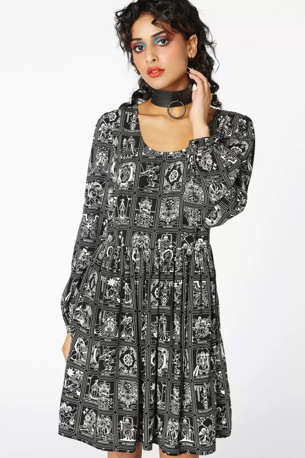 Dresses & Pinafores<Dangerfield Dark Tarot Skater Dress