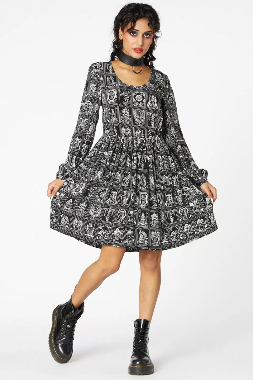 Dresses & Pinafores<Dangerfield Dark Tarot Skater Dress