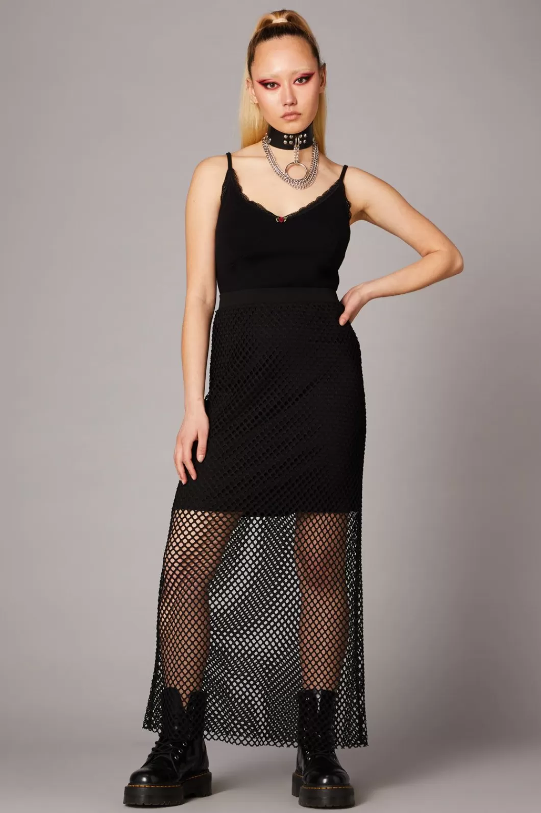 Skirts & Skorts<Black Friday Delirious Long Mesh Skirt