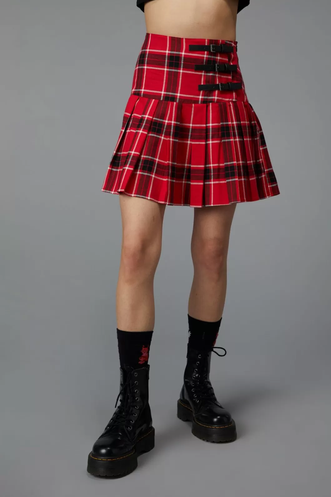 Skirts & Skorts<Black Friday Demonic Tartan Skirt