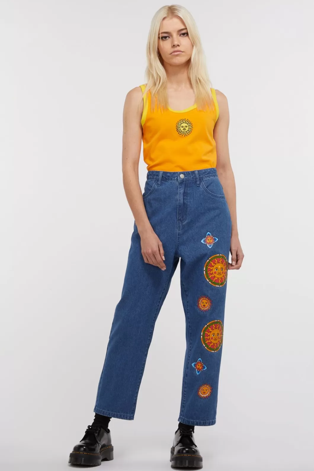 Pants & Jumpsuits<Dangerfield Denim Sun Print Jean