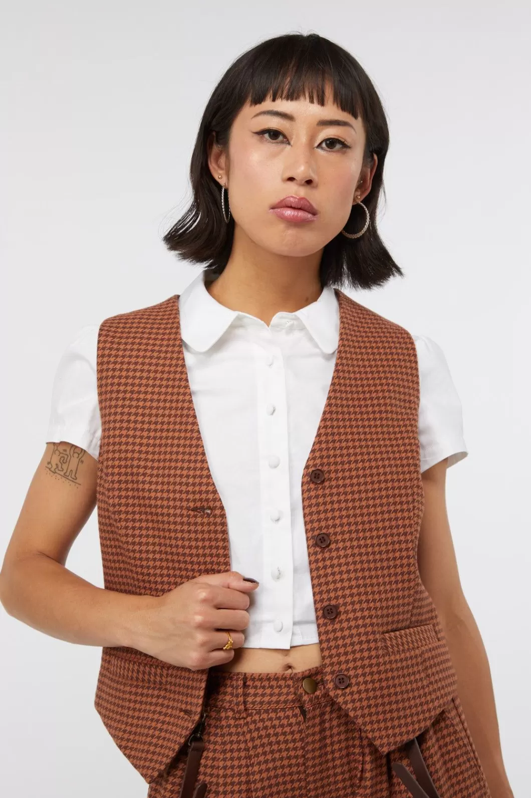 Jackets & Coats<Dangerfield Dodo Houndstooth Vest