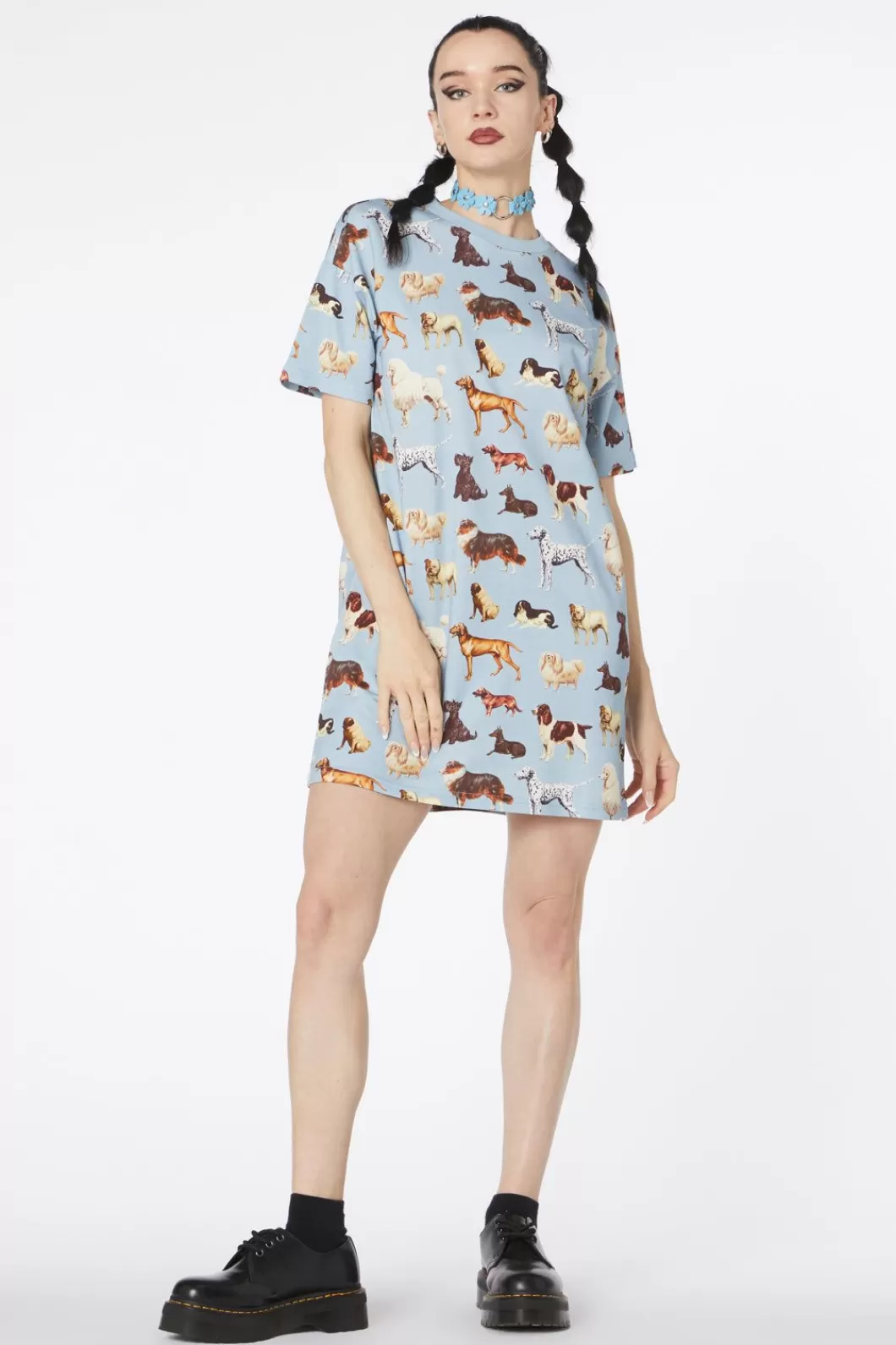 Dresses & Pinafores<Dangerfield Doggo Boxy T Shirt Dress