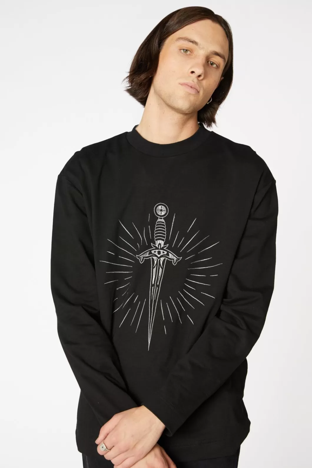 Jumpers & Knits<Dangerfield Embroidery Dagger Sweater