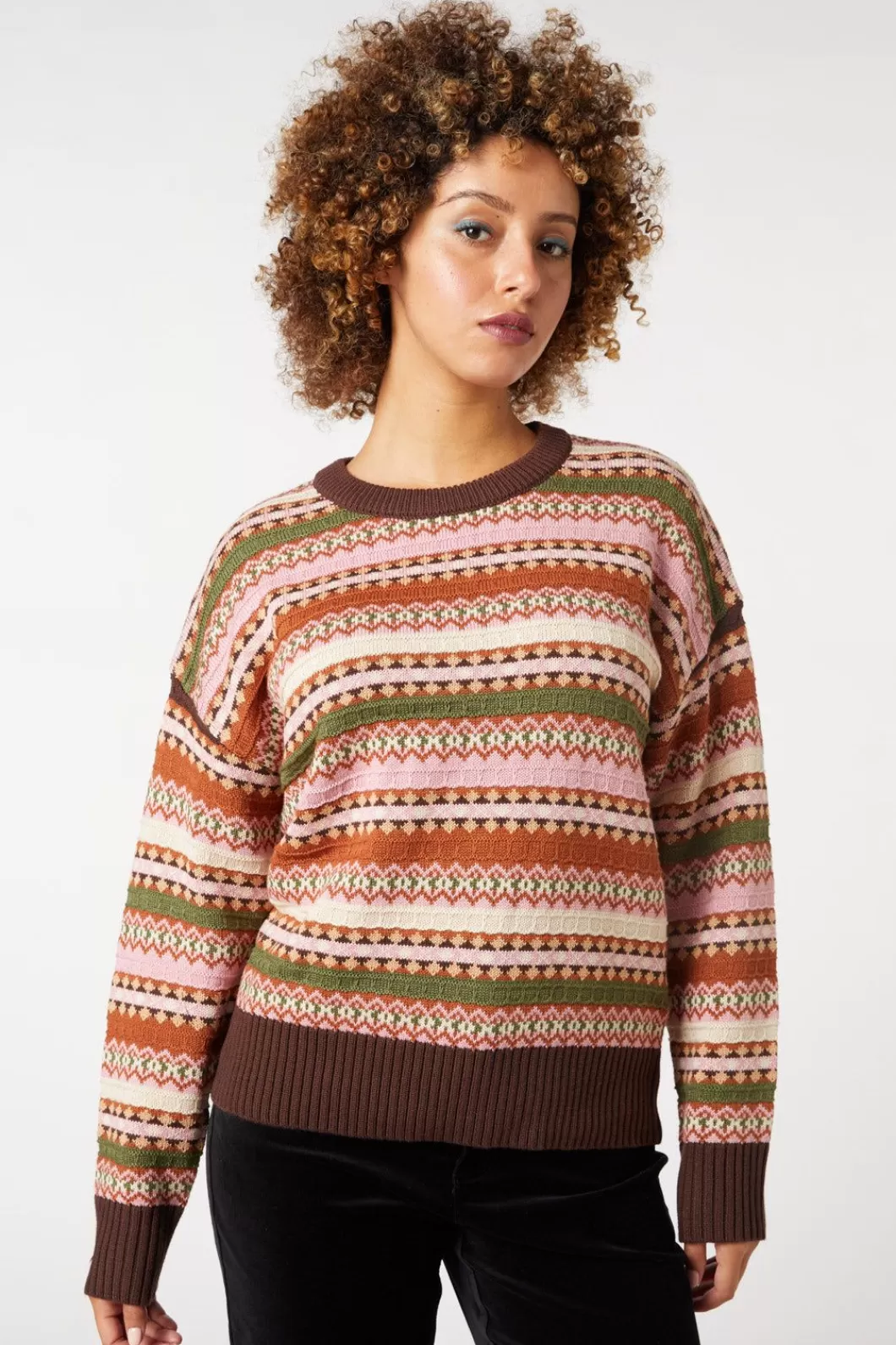 Knitwear & Cardis<Princess Highway Fairisle Sweater