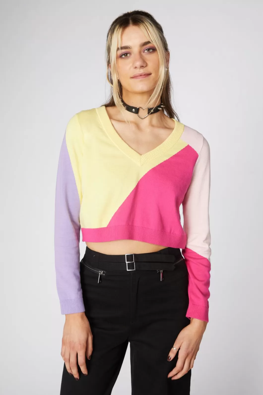 Knitwear & Cardis<Dangerfield Fantabulous Cropped Knit