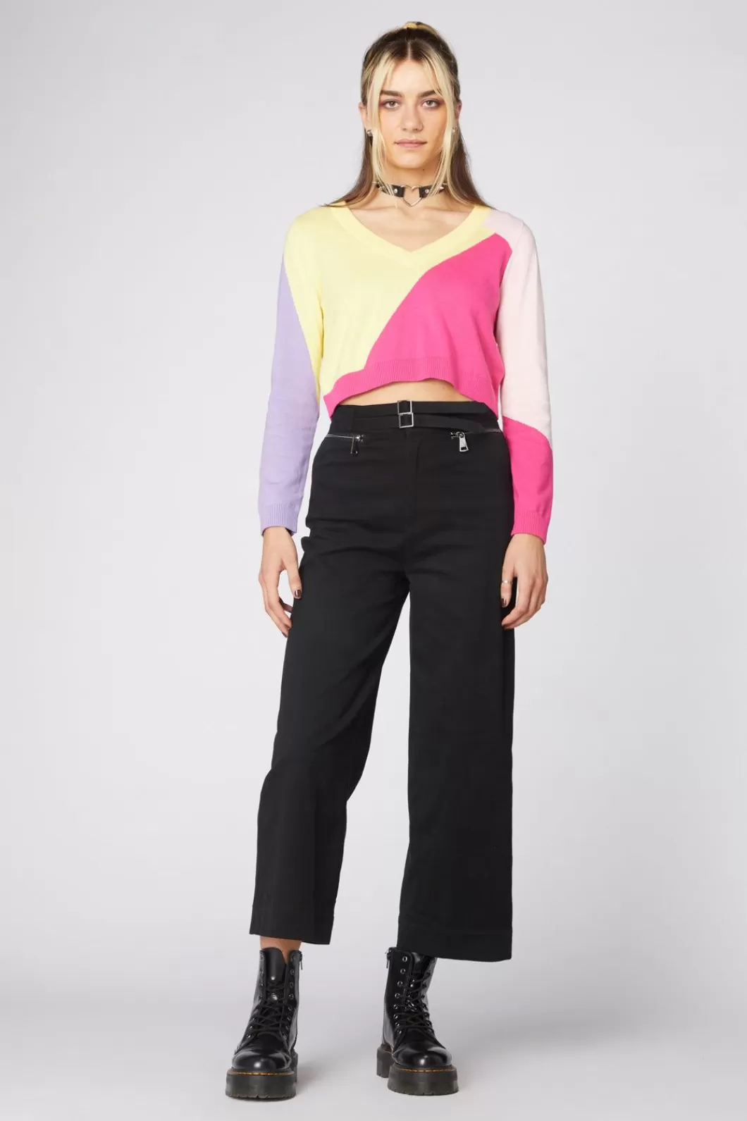 Knitwear & Cardis<Dangerfield Fantabulous Cropped Knit