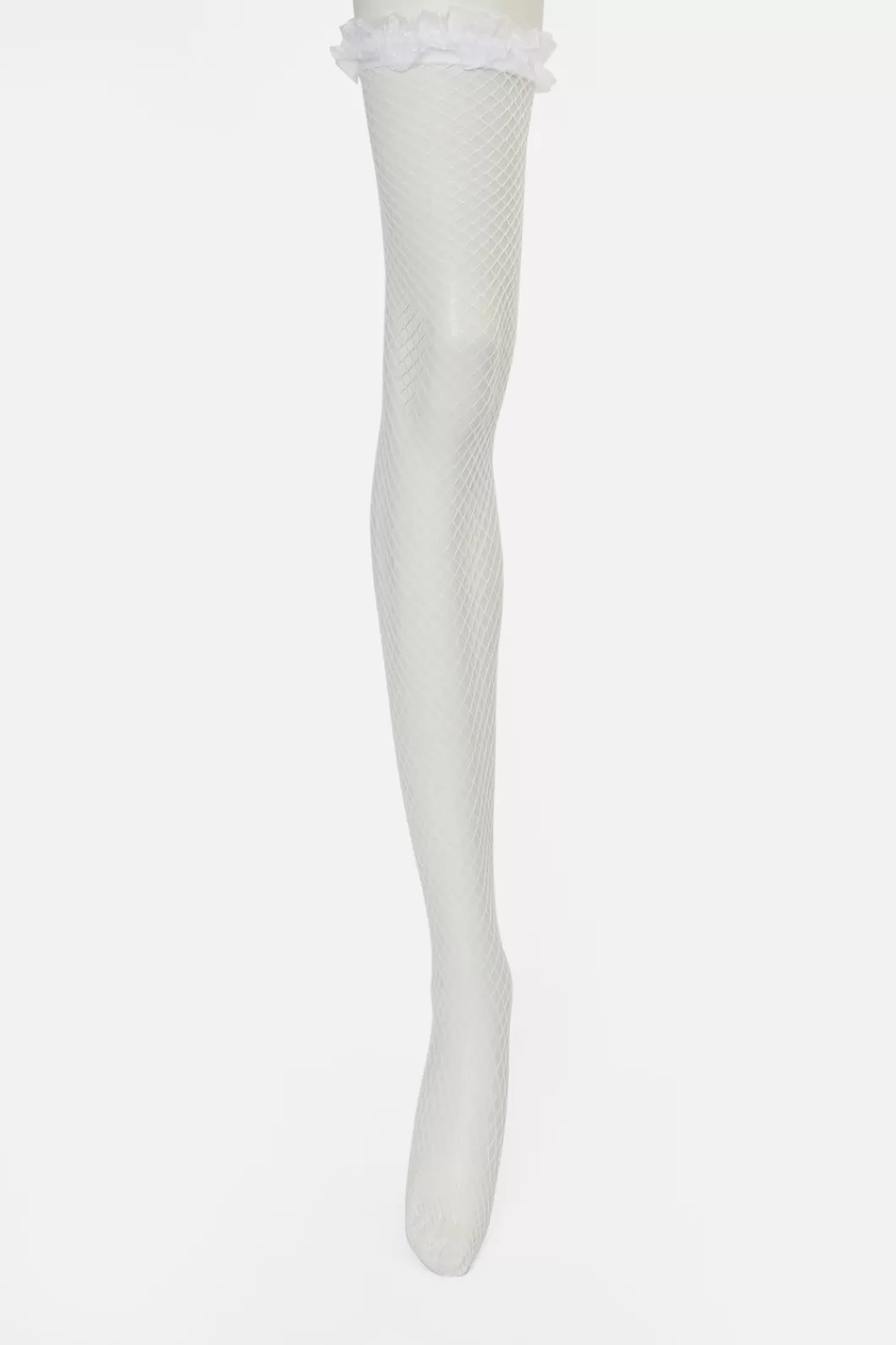 Socks & Tights<Dangerfield Fishnet Frill Over Knee Sock