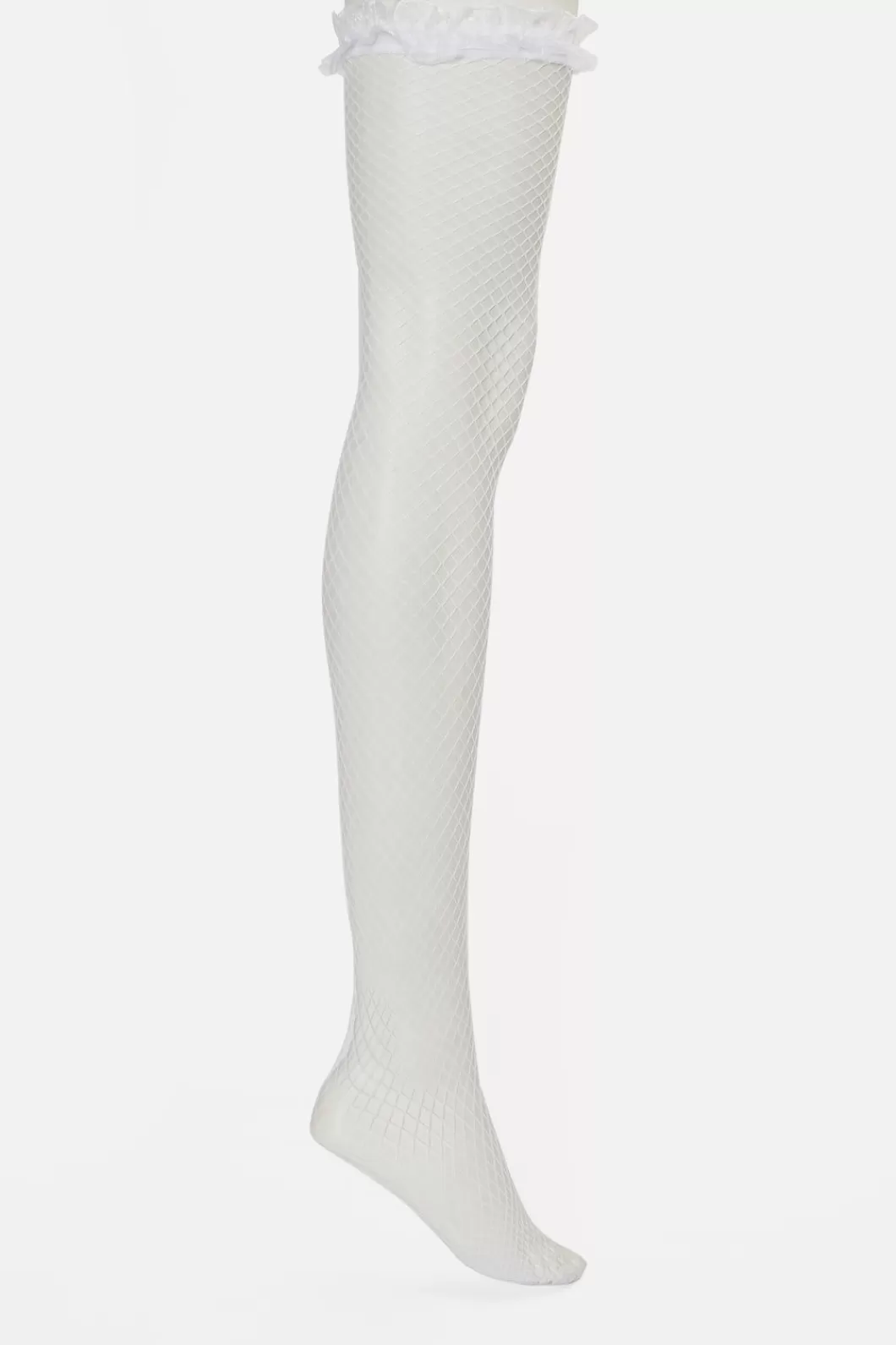 Socks & Tights<Dangerfield Fishnet Frill Over Knee Sock