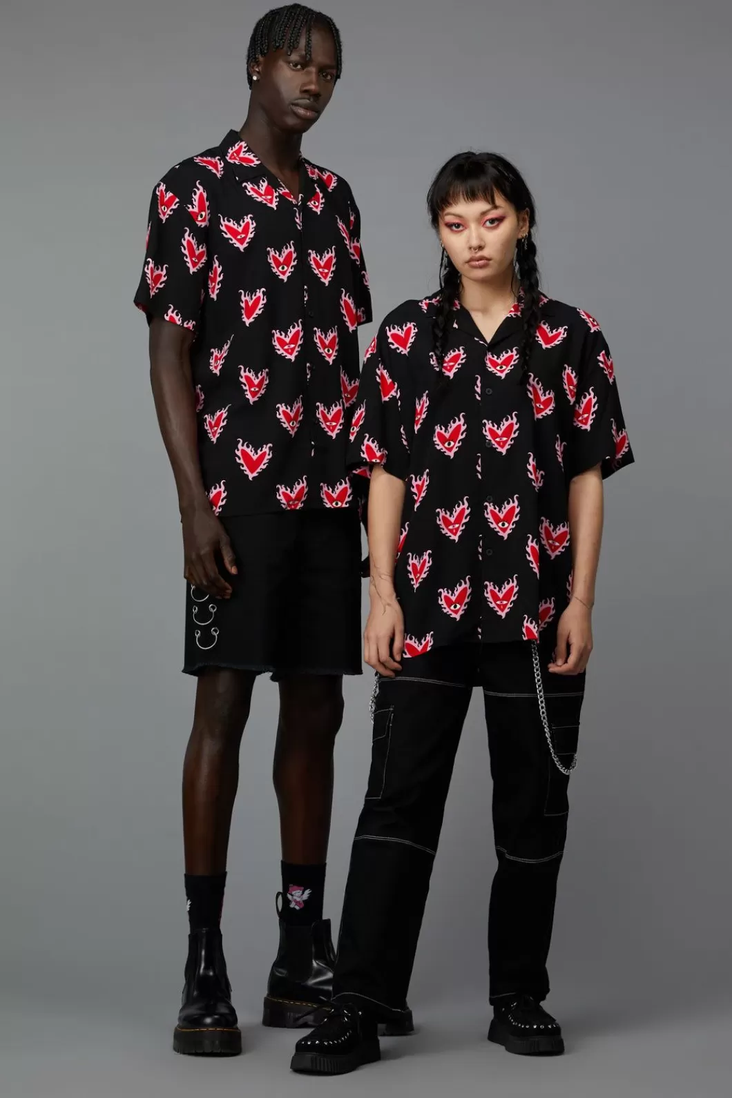 Shirts & Tees<Black Friday Flamin Heart Ss Shirt