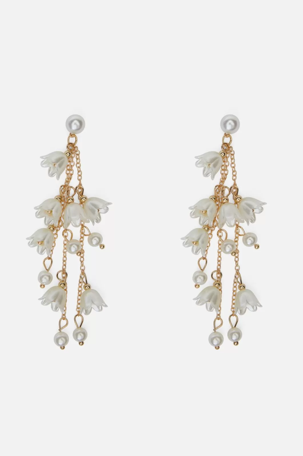 Jewellery<Princess Highway Floral Pearl Drop Earrings