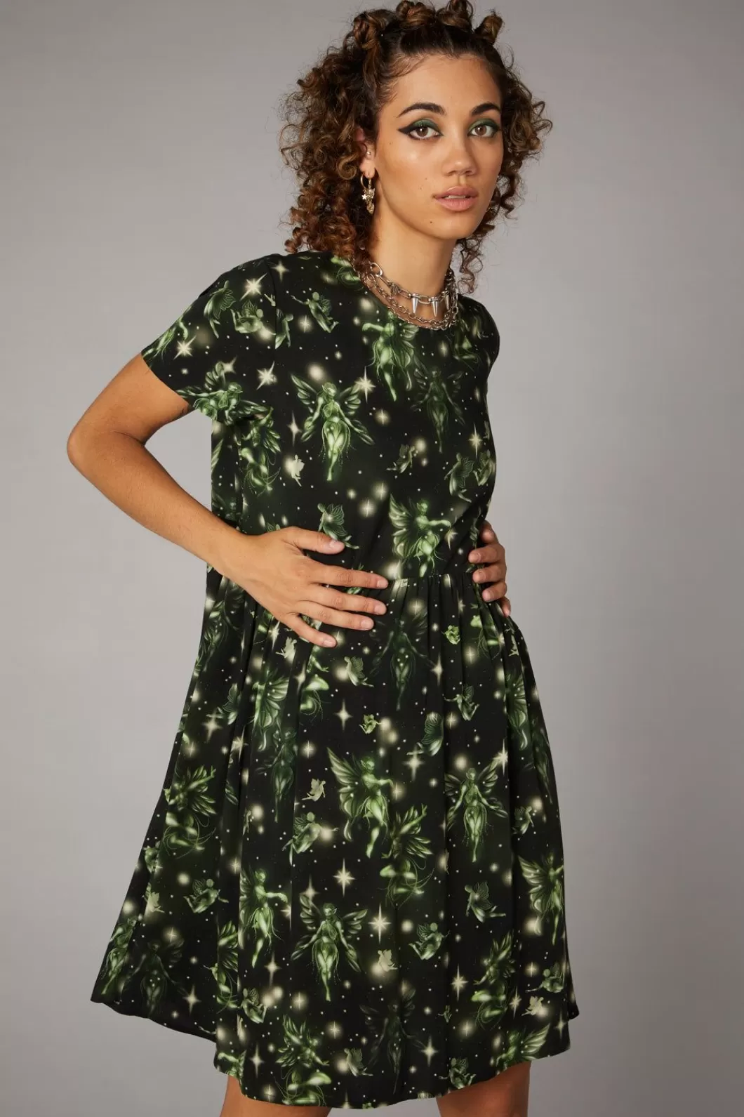 Dresses & Pinafores<Black Friday Forest Fairy Print Dress