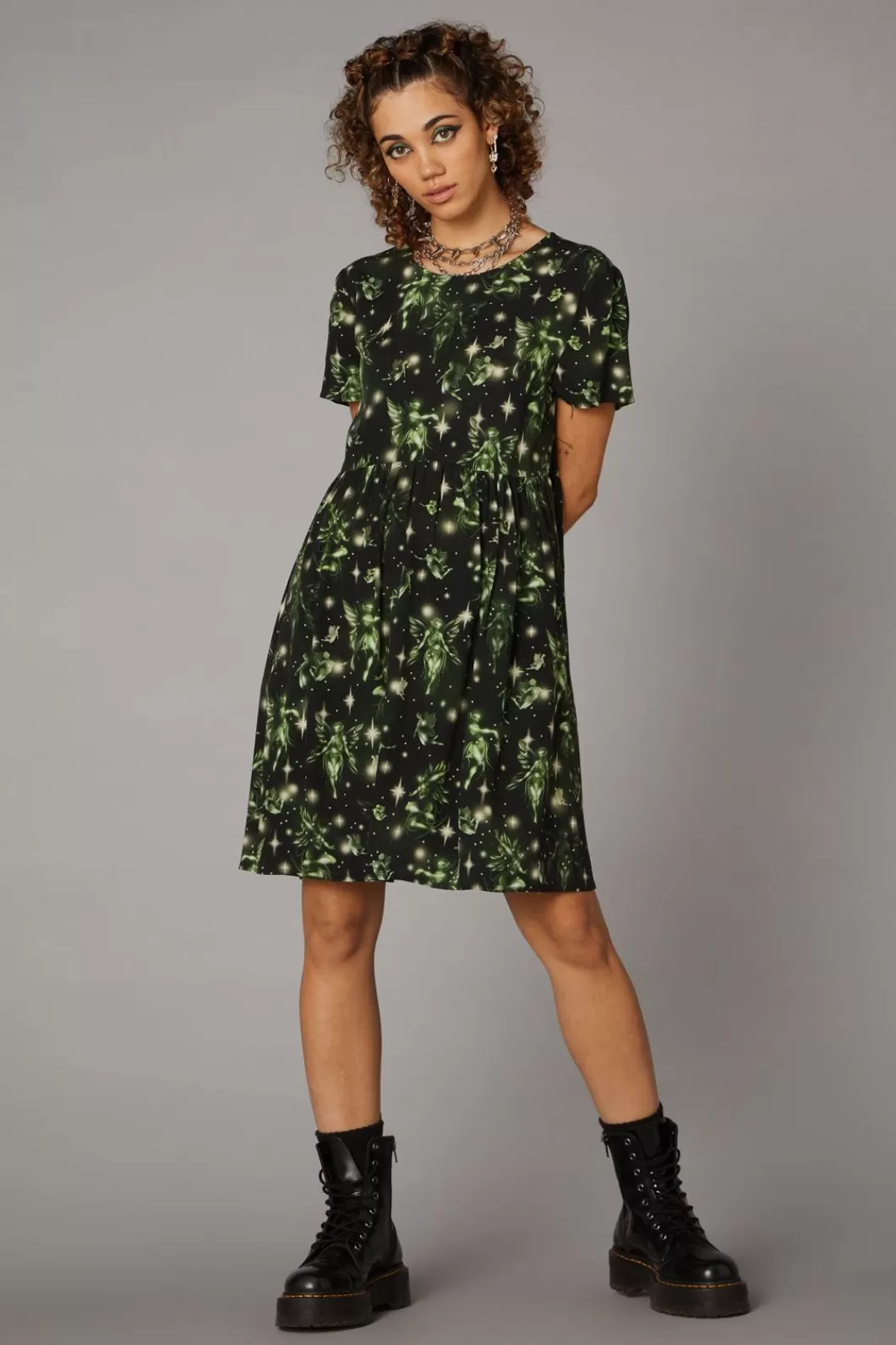 Dresses & Pinafores<Black Friday Forest Fairy Print Dress