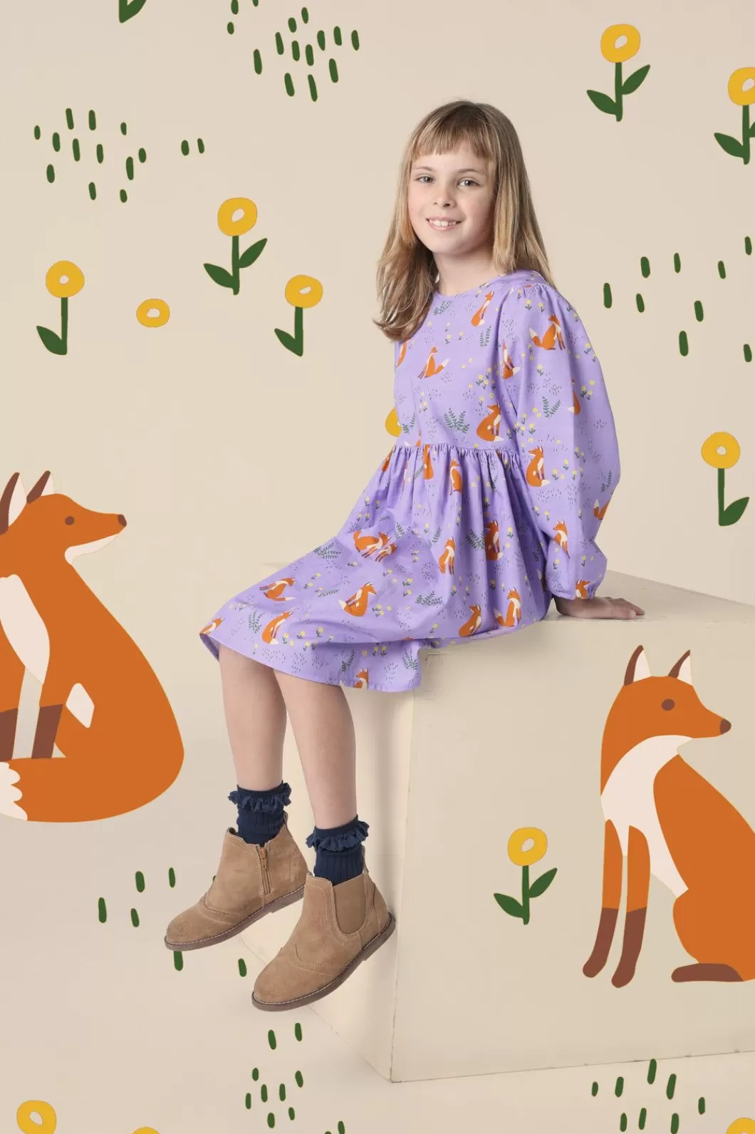 Dresses & Pinafores<Princess Highway Kids Fox Kids Dress