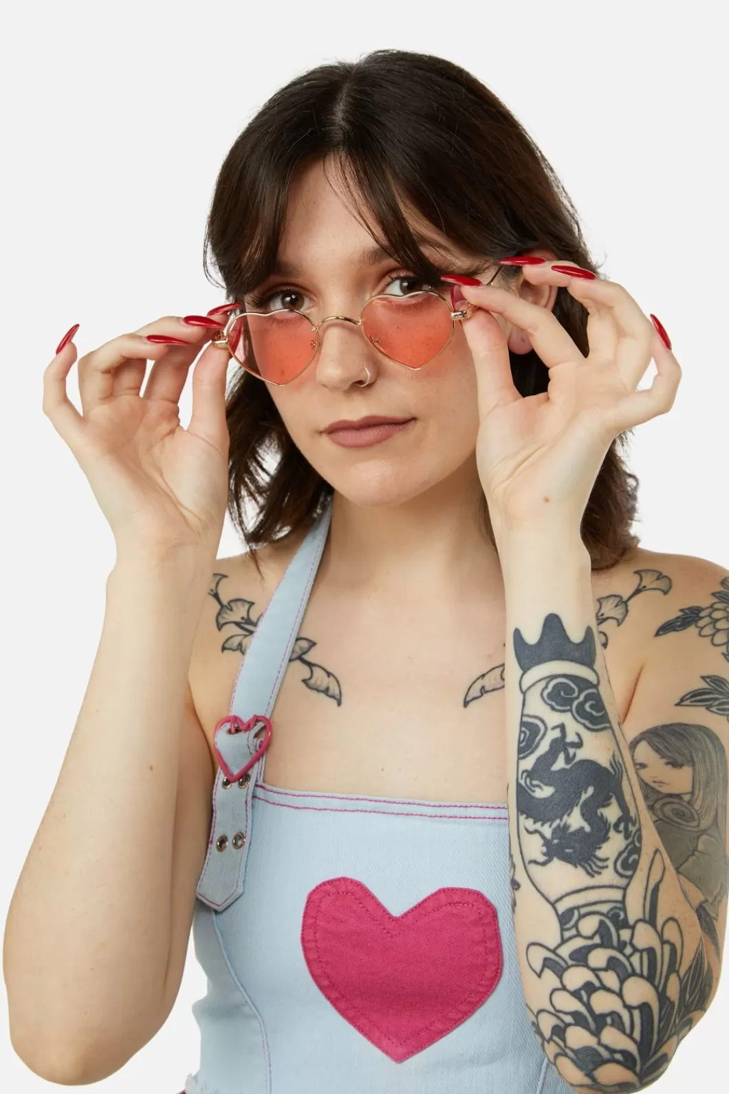 Sunglasses & Eyewear<Dangerfield Framed Heart Glasses