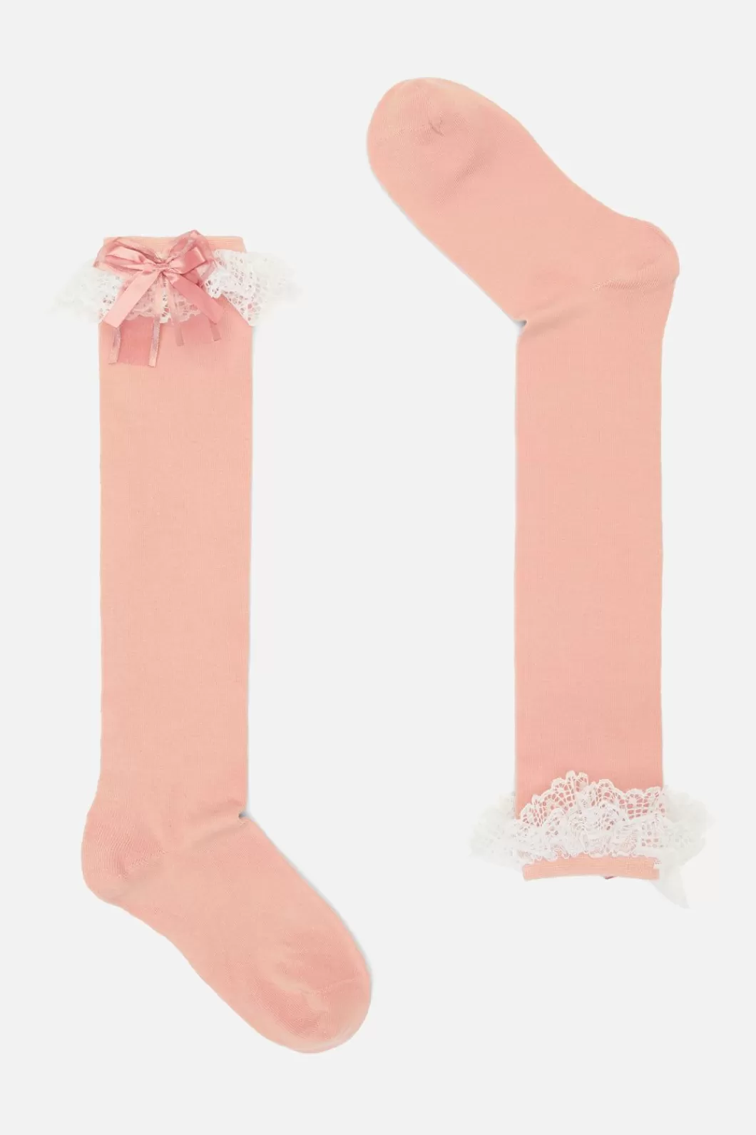 Socks & Tights<Dangerfield Frill U0026 Bow Knee Socks