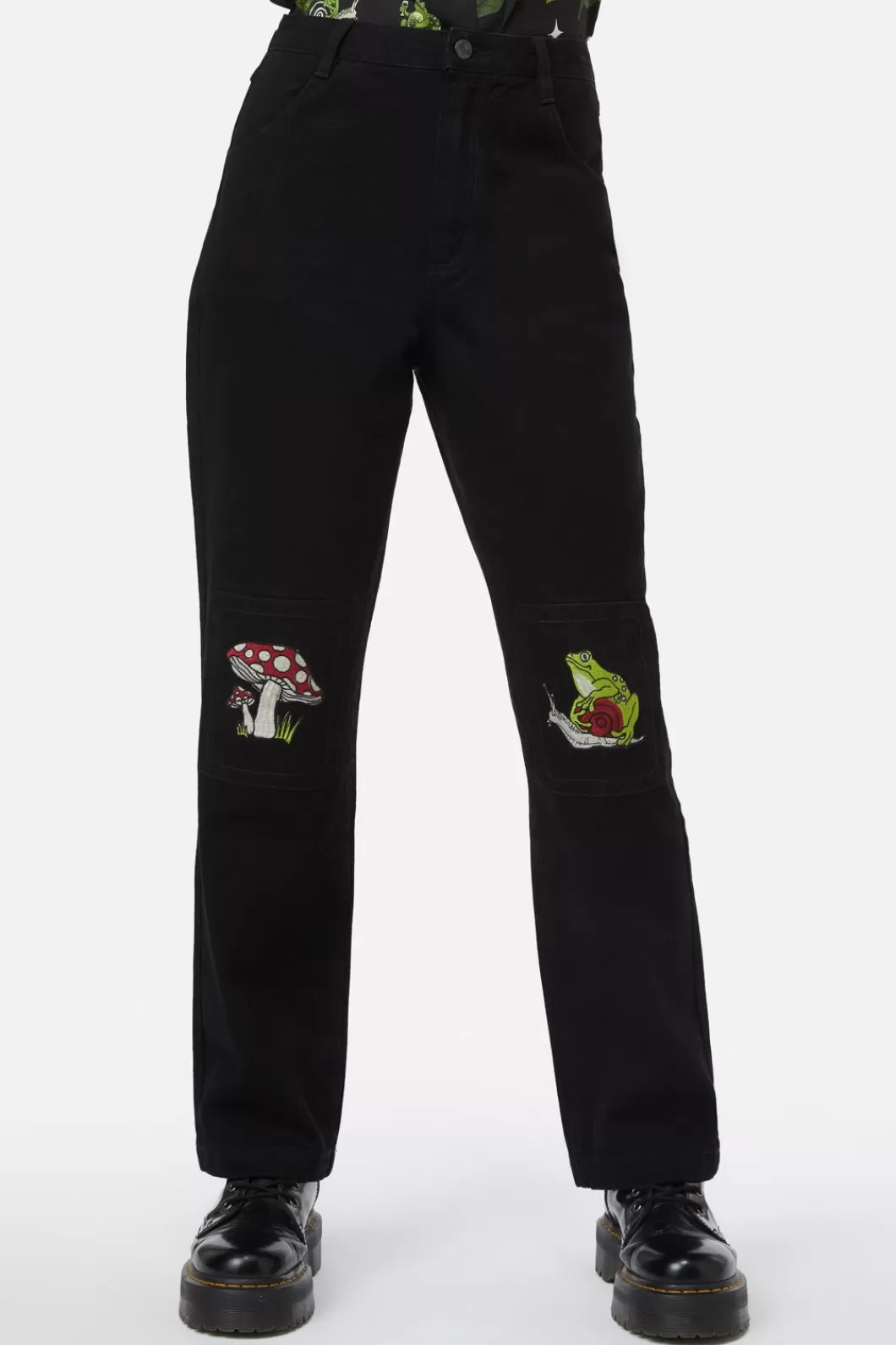 Pants & Jumpsuits<Black Friday Frog Patch Jean