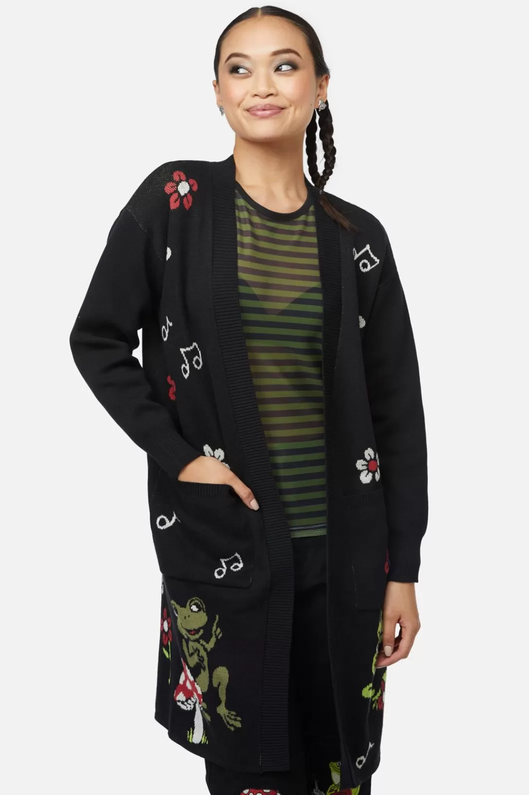 Knitwear & Cardis<Black Friday Froggy Picnic Cardigan