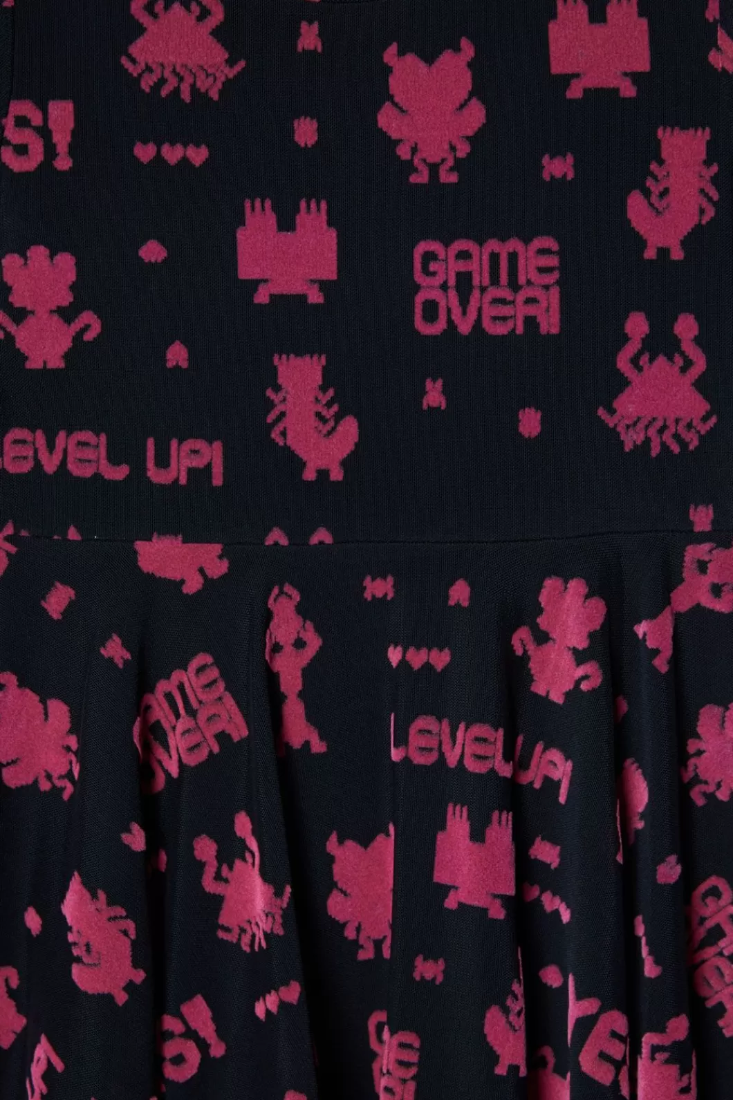 Dresses & Pinafores<Dangerkids Game Over Kids Mesh Dress