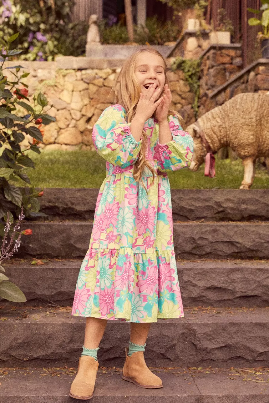 Dresses & Pinafores<Princess Highway Kids Giant Flowers Kids Dress