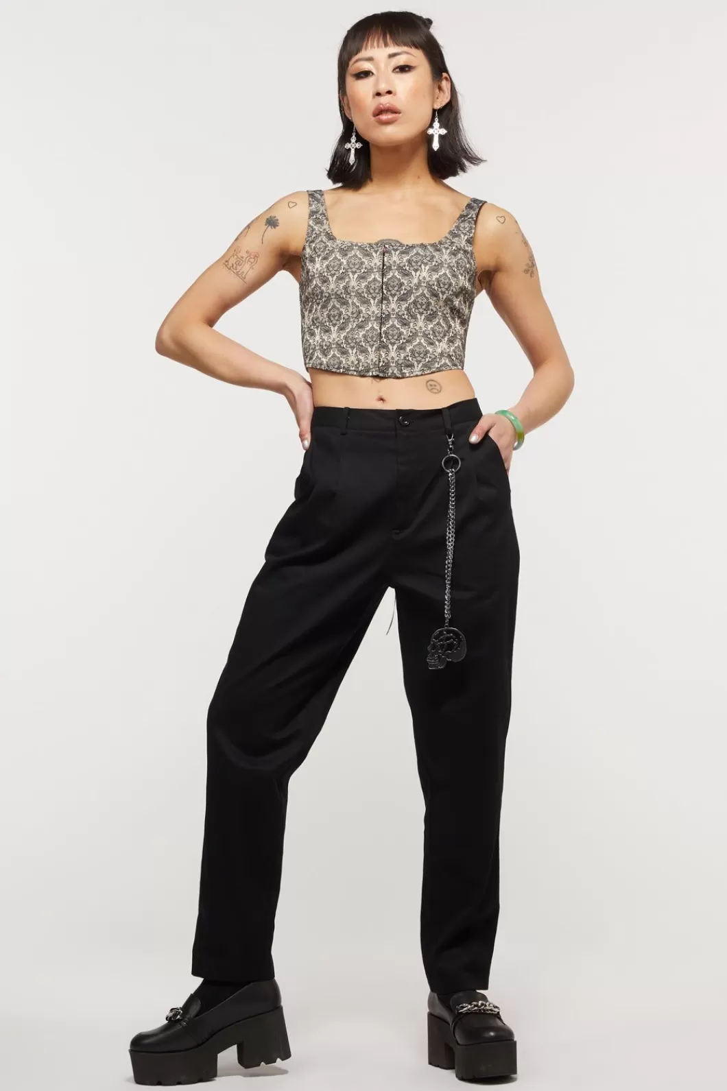 Pants & Jumpsuits<Dangerfield Goth Chain Clip Pants