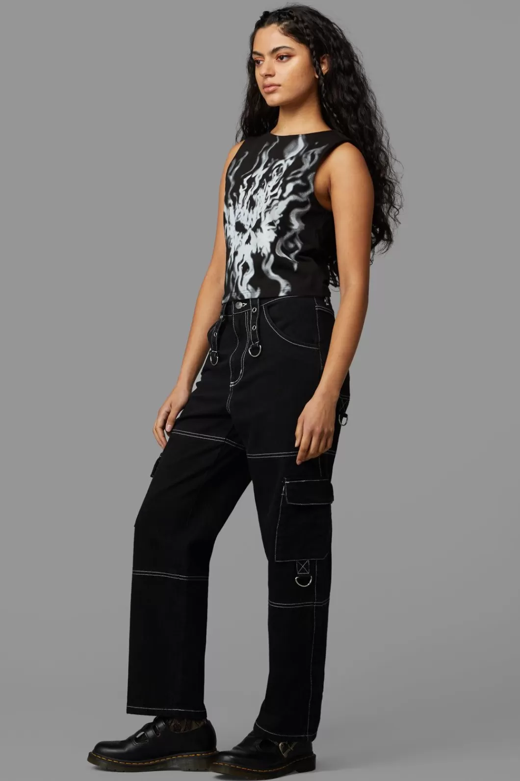 Blouses & Tops<Black Friday Gothic Veil Tank