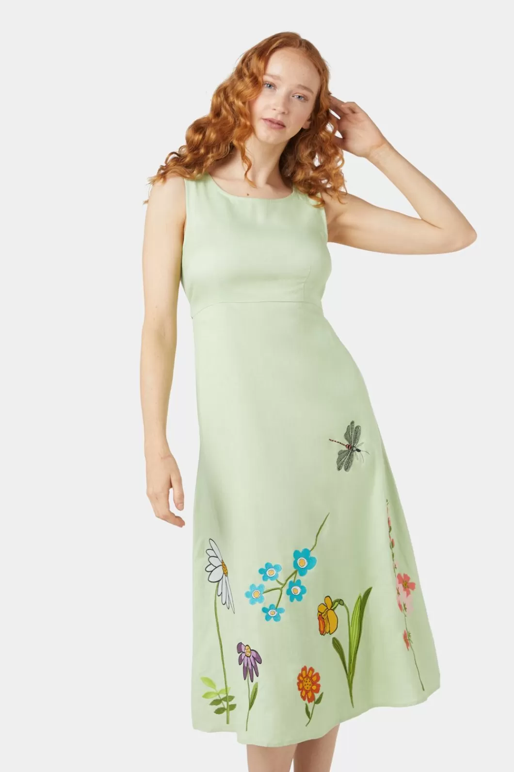 Dresses & Pinafores<Princess Highway Green Garden Dress