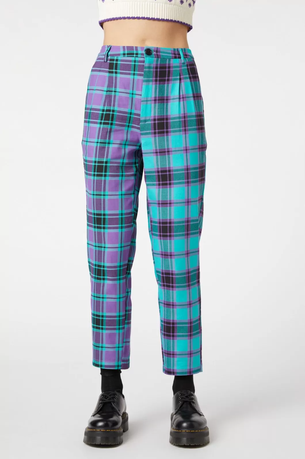 Pants & Jumpsuits<Dangerfield Grinning Tartan Pants