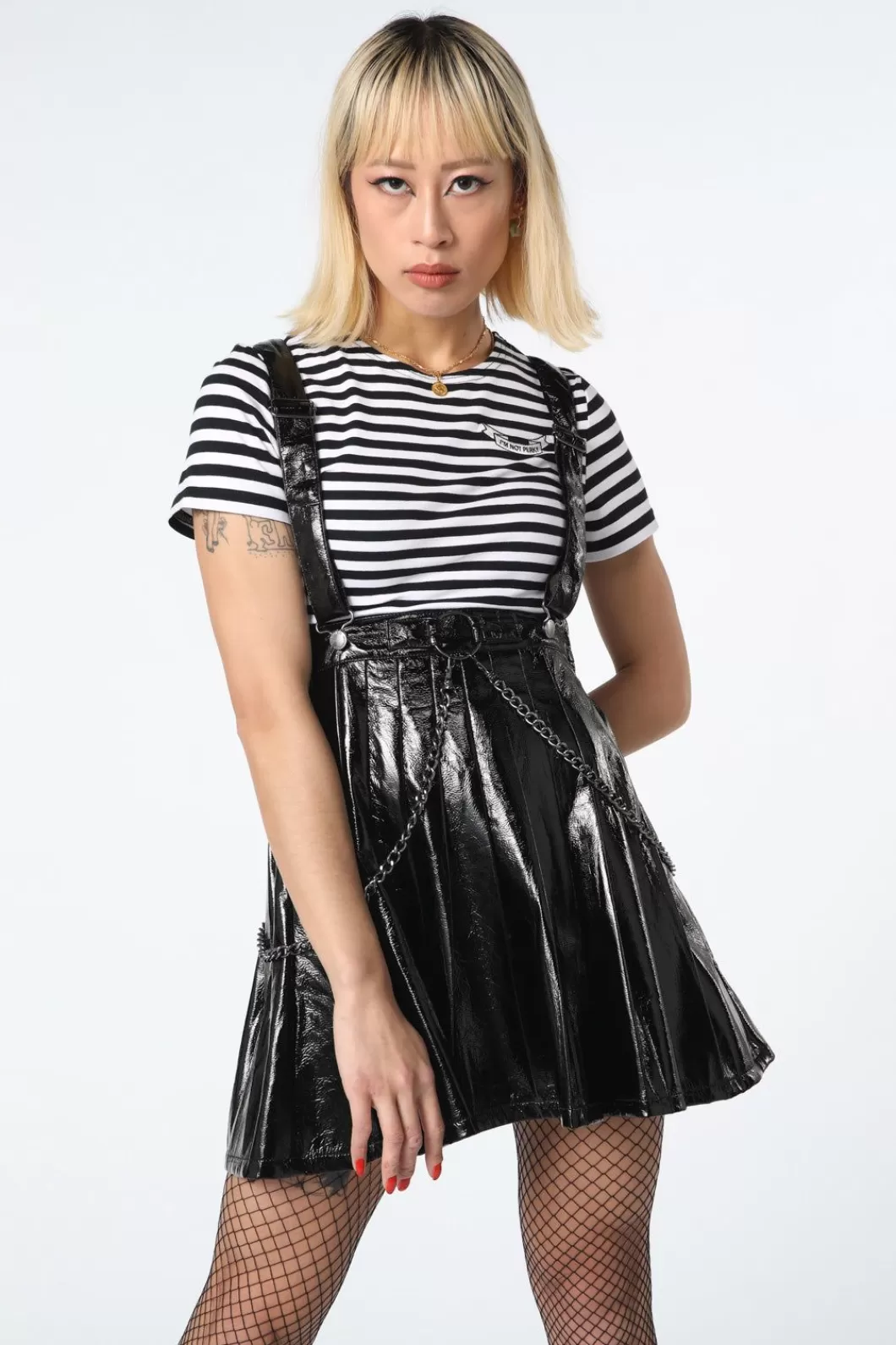 Dresses & Pinafores<Dangerfield Grunge Pleated Pinny