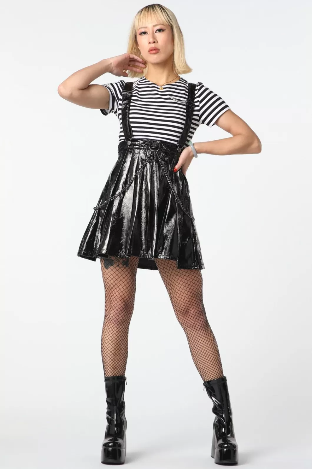 Dresses & Pinafores<Dangerfield Grunge Pleated Pinny