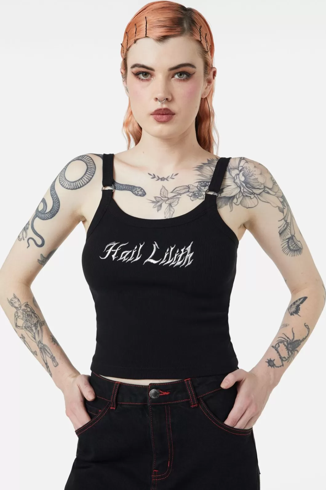 Blouses & Tops<Dangerfield Hail Lilith D-Ring Singlet