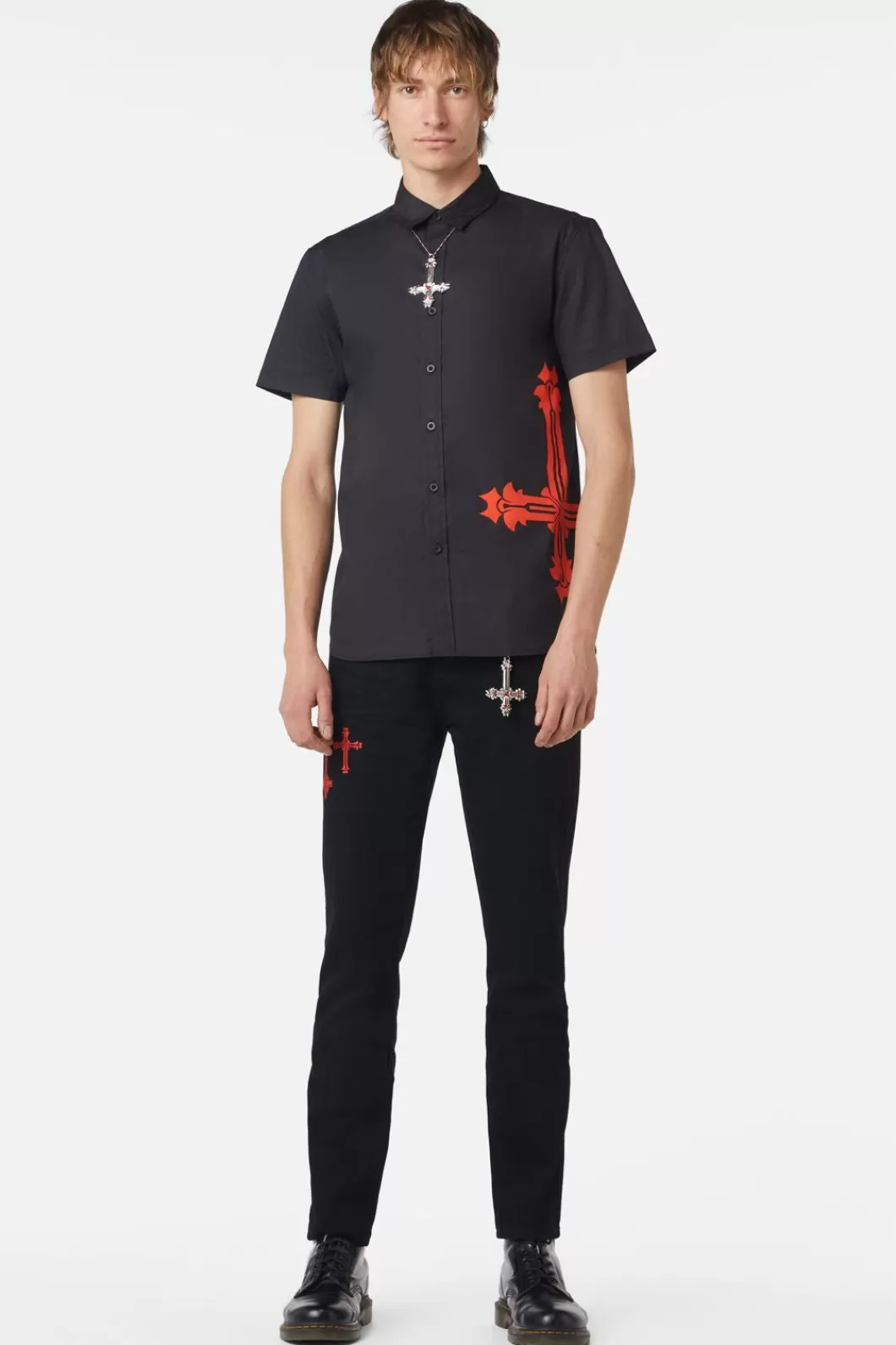 Shirts & Tees<Dangerfield Hail Lilith Rosary S/S Shirt