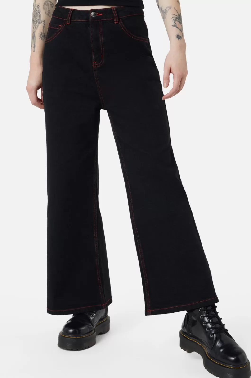 Pants & Jumpsuits<Dangerfield Hail Lilith Wide Leg Jeans