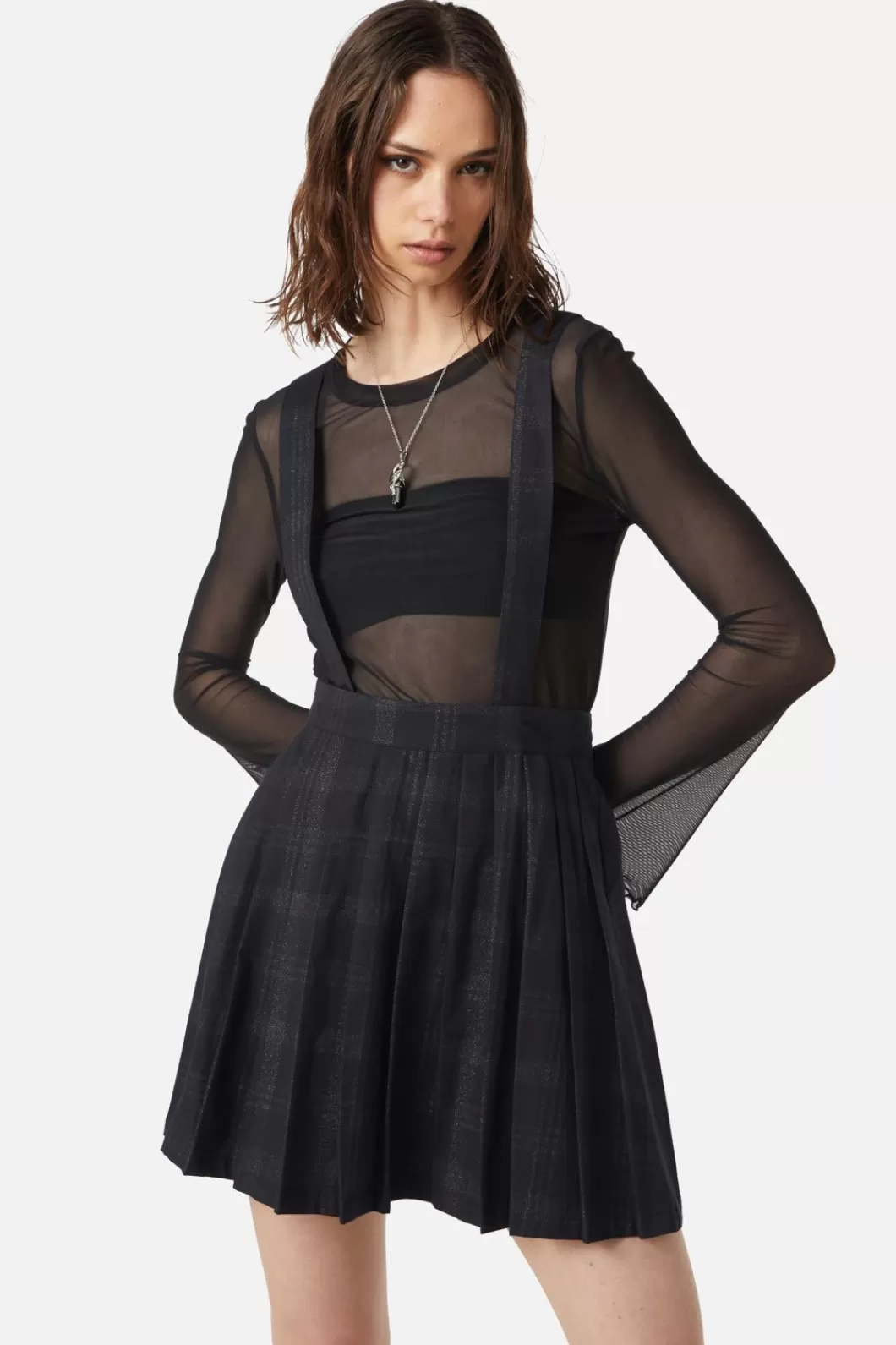 Skirts & Skorts<Dangerfield High Society Pleated Tartan Skirt