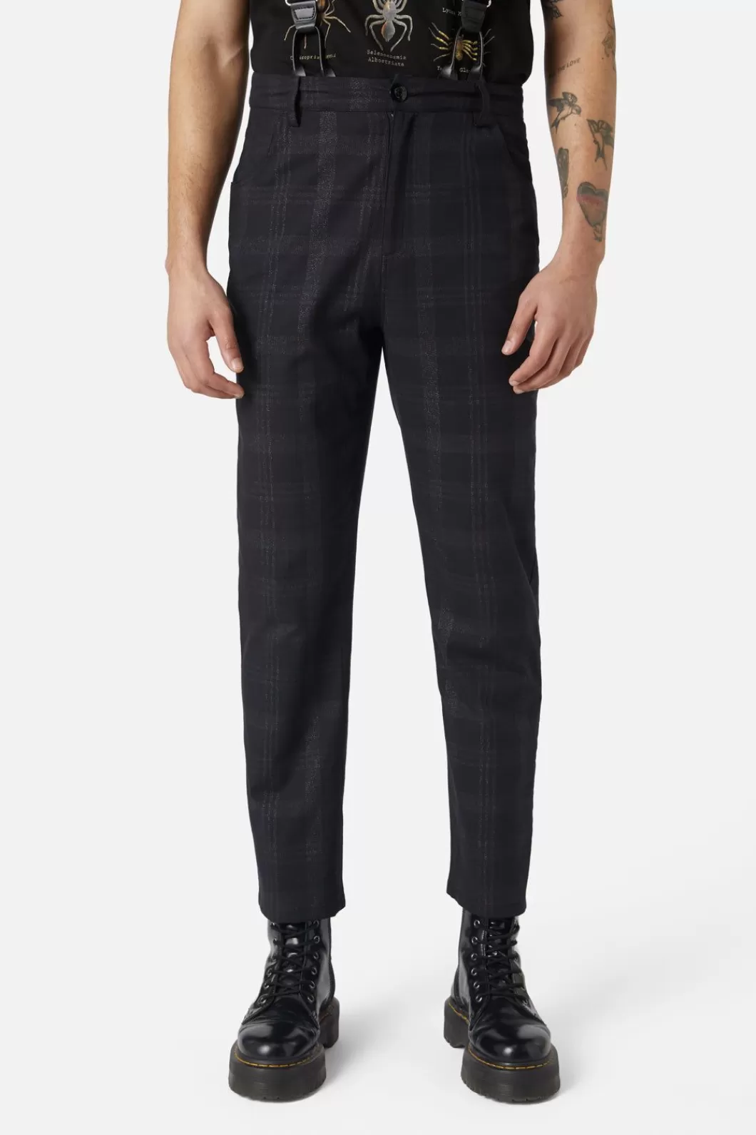 Pants & Shorts<Dangerfield High Society Tartan Brace Pant