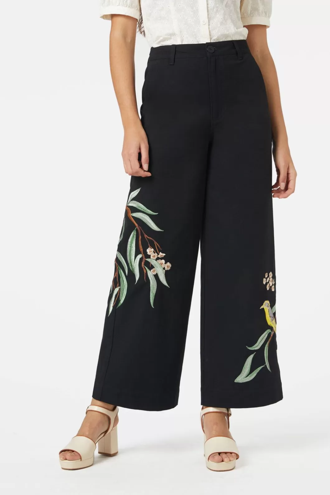 Pants & Jumpsuits<Princess Highway Honey Eater Embroidered Pant