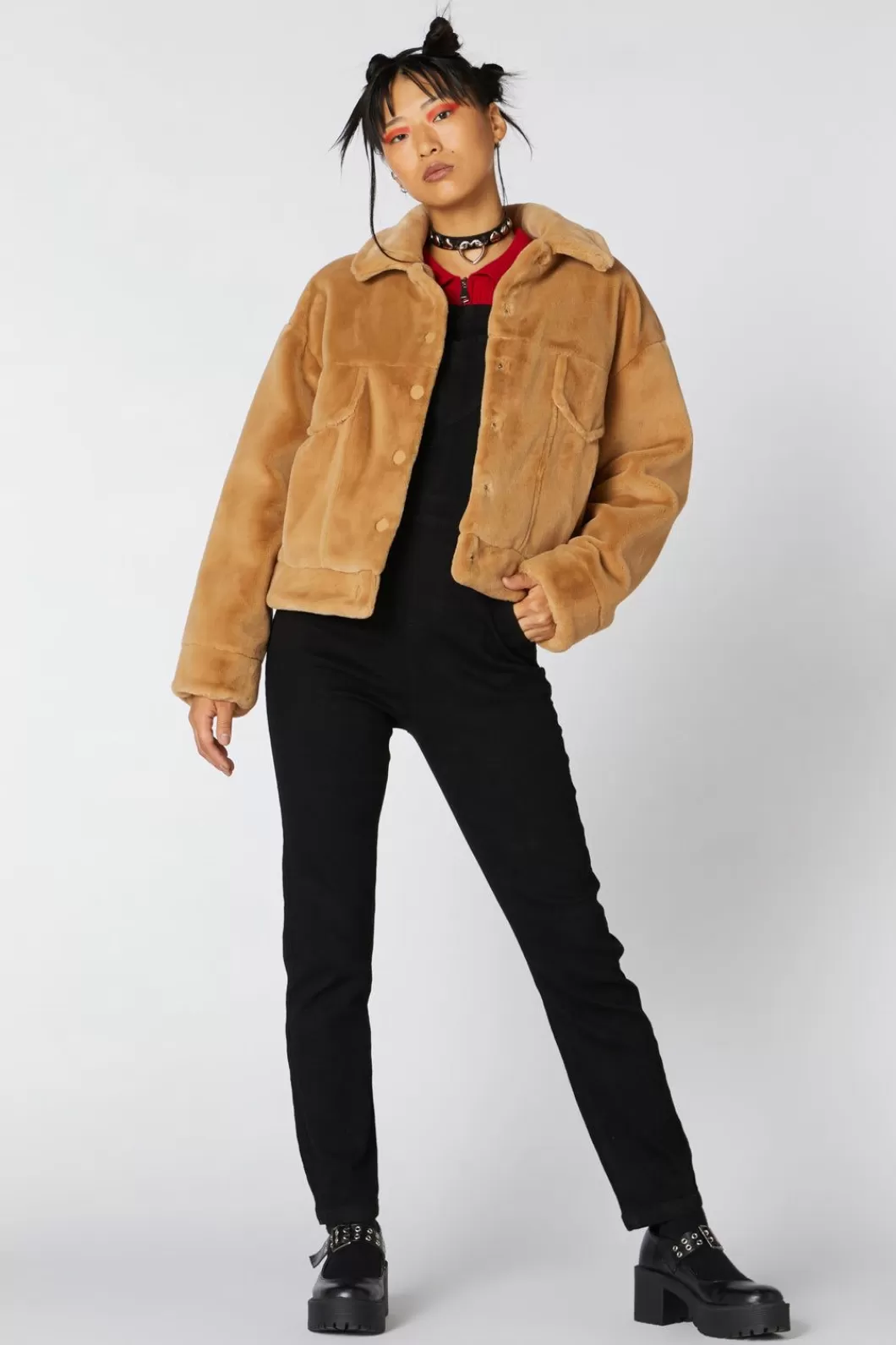 Jackets & Coats<Dangerfield Hot Rod Girls Faux Fur Jacket